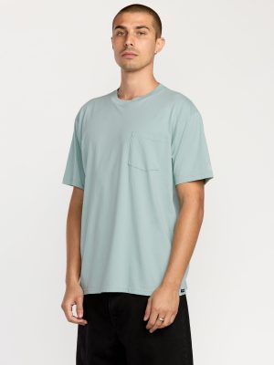 Men's Solid Short Sleeve Pocket Tee