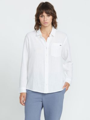 Women's Lil Button Up Long Sleeve Shirt