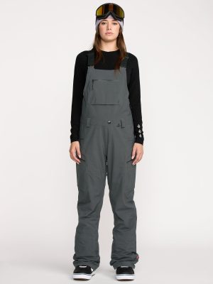 Women's Ash Stretch Gore Bib Overall
